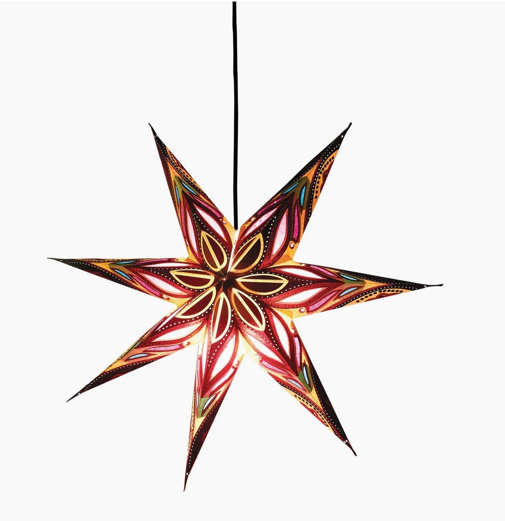 Lighted Star Lanterns