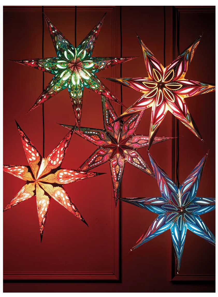 Lighted Star Lanterns